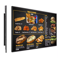 4k Hd Tablettes Menu Écran D'affichage Numérique Restaurant Suspendu Tableau De Menu Numérique Affichage Lcd Tableau De Menu Numérique