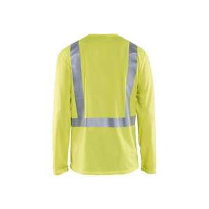BLAKLADER - 338310113300XS Camiseta de manga larga UV de alta visibilidad Amarilla-EAN 7330509379943 ROPA DE TRABAJO DE LA HI-VIS - Product Image 2