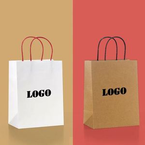 Sacs cadeaux en papier kraft personnalisés KM Custom Jewelry, vente en gros en Chine, sacs en papier pour montres personnalisés avec votre propre logo - Product Image 1