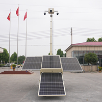 En İyi Fiyatlı Mobil Güneş Enerjili Kamera Treyleri Mobil Işık Kulesi Solar