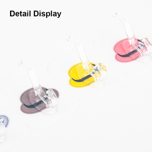 Karikatür Şapka Desenli Şeffaf Yapışkanlı Askı - Su Geçirmez Delme Yok Duvara/Kapıya Monte Edilebilir Yatak Odası Askısı - Product Image 4