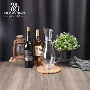 Verres à vin de luxe et au design simple, décanteur, meilleur vendeur, verre à vin transparent pour bureau, bouteille de vin faite à la main