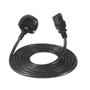 6 pies Inglaterra BS 1363 a C13 <span class=keywords><strong>Monitor</strong></span> de computadora Conector Cable de alimentación Enchufe del Reino Unido con fusible 13A - Product Image 5