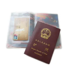 Passhalter individueller Passhaltetaschenhalter und PvC-Reisepass-Buch für den Schutz Ihrer Zertifikatsetui