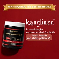 Gélules de CoQ10 à Marque Blanche 300mg – Favorise la Santé Cardiaque, Suppléments de Coenzyme Q10, Gestion Cellulaire de la Pression Artérielle