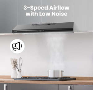 เครื่องดูดควันขนาดเล็ก600มม. เครื่องดูดควันอากาศแบบ<span class=keywords><strong>บา</strong></span>งเฉียบ - Product Image 5