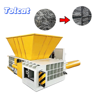 Grande presse à balles hydraulique pour métaux, machine à presser les déchets de cuivre, équipement de compression de déchets métalliques pour station de recyclage - Product Image 1