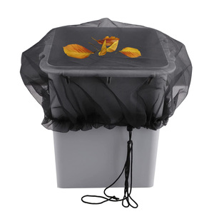 Couverture en filet pour bac à eau de pluie, noire, 92 cm, protection anti-UV, pour système de récupération d'eau de pluie, filet de jardin - Product Image 1