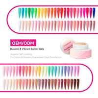 Gel UV Poly Nail Vendeeni, 24 couleurs, prix usine, pour extension d'ongles, gel de construction solide, sans TPO ni HEMA, personnalisable, 20g