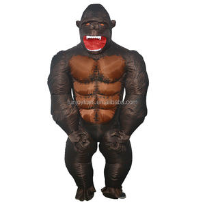 Yetişkin şişme tam vücut Gorilla maymun kostüm yaramaz komik cadılar bayramı partisi için Suit - Product Image 1