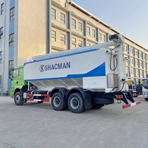 Camion de transport d'aliments en vrac Shacman H3000, transporteur d'aliments pour bétail et volailles de grande capacité, véhicule de transport de céréales pour poulets - Product Image 4
