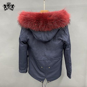 Veste isotherme chaude <span class=keywords><strong>imperméable</strong></span> coupe-vent manteaux par temps froid vente en gros <span class=keywords><strong>Parka</strong></span> d'hiver en fourrure <span class=keywords><strong>avec</strong></span> <span class=keywords><strong>capuche</strong></span> pour femmes - Product Image 5