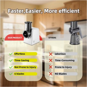 2025 14 1 çok fonksiyonlu elektrikli sebze kesicisi peynir parçalayıcı patates peynir rende salata sebze dilimleyici kesici makinesi - Product Image 5