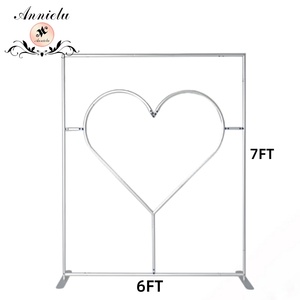 Support de toile de fond ANNIELU de luxe avec découpe en forme de cœur pour scène de mariage, idéal pour la décoration d'événements et de douches nuptiales - Product Image 6