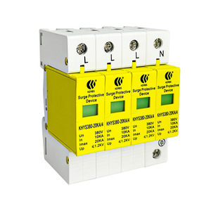 Kerbs อุปกรณ์ป้องกันไฟกระชาก380V 20kA 4P ประเภท T2 SPD สำหรับป้องกันพลังงาน - Product Image 1