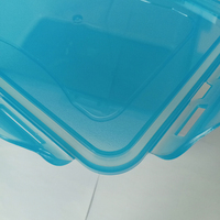 Usine En Gros Carré En Plastique De Qualité Alimentaire Boîte À Lunch boîte de rangement Peut Couleur Personnalisée garder boîte fraîche