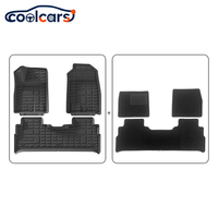 Tapis de sol 3D en TPE Coolcars à prix abordable, directement de l'usine, anti-poussière, toutes saisons, pour Jetour Shanhai T1 2024 LHD Double Decker
