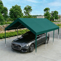 Abri de voiture imperméable et résistant aux UV, abri extérieur facile à assembler pour allée de maison, jardin, parking arrière, tente d'exposition