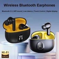 Nouveaux écouteurs sans fil TWS avec affichage numérique LED, son stéréo, compatibles 5.3 pour Xiaomi