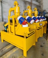 Système de purification de boue 120/250 M³/h, Nettoyeur de boue de forage avec secoueur de shales et désander pour puits d'eau et forage direct horizontal (HDD)