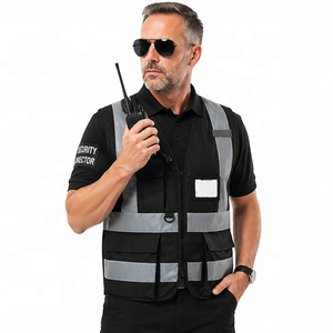 Chaleco de Alta Visibilidad para Gerente de <span class=keywords><strong>Seguridad</strong></span>, para Trabajos de <span class=keywords><strong>Seguridad</strong></span> en Obras - Product Image 1