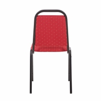 Chaise de banquet trapézoïdale rembourrée en tissu, moderne, durable et de haute qualité, idéale pour les événements religieux, les fêtes, les hôpitaux et les appartements.
