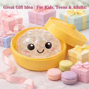 Custom Steamed Stuffed Bun Dumpling Stress <b>Balls</b> AdultsTPR <b>Squeeze</b> Sensory Hand Toy for Anxiety Novelty Food Gift - Product Image 4