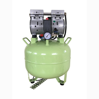 Compresseur d'air dentaire portable électrique sans huile Skylun SL-B12 OEM 1HP silencieux 110V/220V avec réservoir de 32L certifié CE pour 2 fauteuils