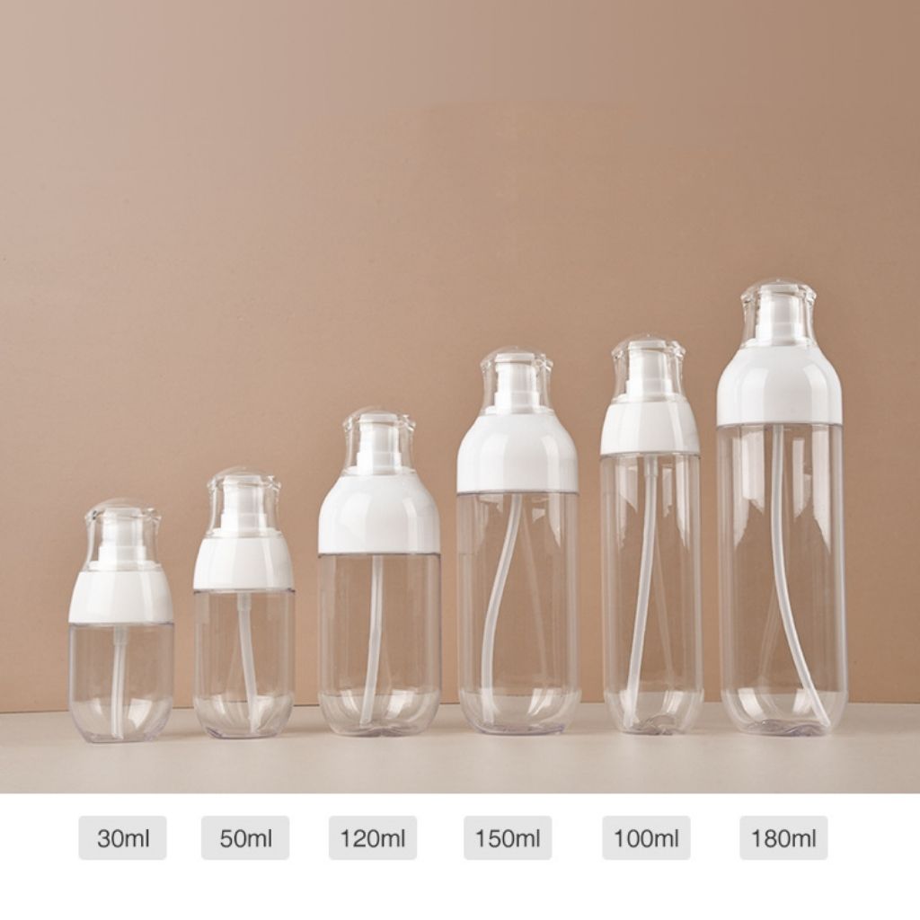 ขวดโลชั่นใส