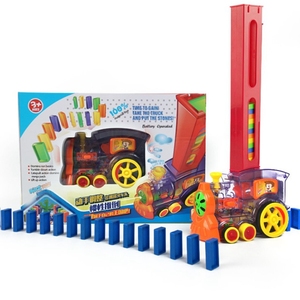 Jouet de Coordination œil-main pour enfants, en plastique Abs, électrique, 60 pièces, ensemble de Train dominos - Product Image 6