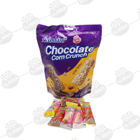 Barre de céréales croustillantes au chocolat Halal en gros, emballées individuellement, pour un snack croustillant et savoureux