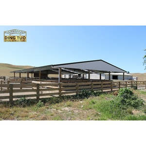 Capannone Prefabbricato in Acciaio <span class=keywords><strong>per</strong></span> Allevamento <span class=keywords><strong>Capre</strong></span>, Bovini, Ovini, Asini - Tenda Rifugio <span class=keywords><strong>per</strong></span> Bestiame - Product Image 4