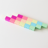 Stylo marqueur pour enfants, blocs personnalisés, couleurs nouveautés, en plastique, Fluorescent, marqueur pour les notes, été,