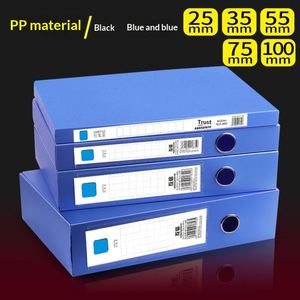 A4 Pp <b>File</b> Wholesale Office Supplies Storage <b>Box</b> Large Capacity Thickened Logo Printing - Product Image 2
