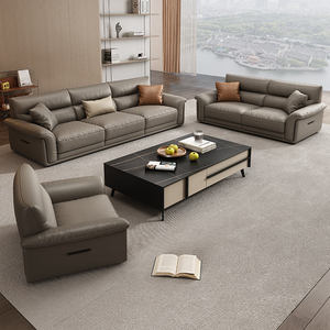 Divano in pelle di lusso moderno <span class=keywords><strong>soggiorno</strong></span> Design modulare Chesterfield divano Set mobili per l'ufficio casa Hotel - Product Image 6