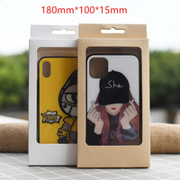 Petite QMC Boîte d'Emballage Bon Marché pour Coque de Téléphone Personnalisée Tendance avec Fenêtre