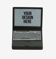 Custom Promo Laptop Computer Stress Soft PU Foam Squeeze Reliever Bulk Customized Logo Printed Giveaway Corporate Event
