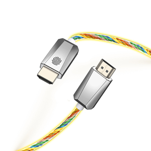 <span class=keywords><strong>Cable</strong></span> UHD de luz de respiración <span class=keywords><strong>RGB</strong></span> de siete colores 2,0 4K UHD Cables de alta resolución UHD macho a macho con conector chapado en oro - Product Image 3