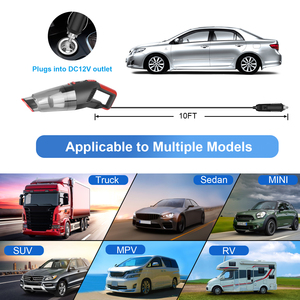 कारखाने प्रत्यक्ष रिचार्जेबल छोटे हैंडहेल्ड शक्तिशाली सक्शन 2000 माह घरेलू कार वैक्यूम क्लीनर - Product Image 5