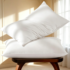 Luxury Feather Down <strong>Throw</strong> Pillow Inserts 26x26 Set of 2, Soft <strong>Cushion</strong> for Sofa Bed with Cotton Cover - Product Image 3