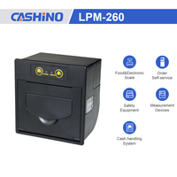 Impresora de Recibos Cashino LPM-260 de 2 Pulgadas (58mm), Pequeña, Integrada, con RS232/TTL/USB, Montaje en Panel, Impresión Térmica Directa