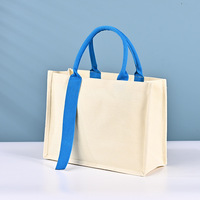 Personnalisez votre propre logo, motif géométrique, sacs en toile de coton réutilisables de haute qualité, impression par sublimation, sacs d'épicerie