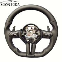 Volant de voiture sport en cuir noir en stock pour BMW 2017 330i F30 F10 F15 428i F36 F20 F22 F25 F32 M3 M5 X5 X1 M235i F22