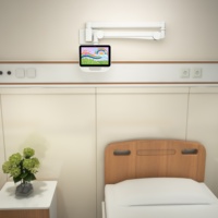 PM-501 uzun tek kol tam hareket tıbbi LCD monitör tablet duvar montajı