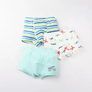 Vente en gros/ODM/OEM personnalisé enfants sous-vêtements boxers tissus coton élastique sous-vêtements en coton