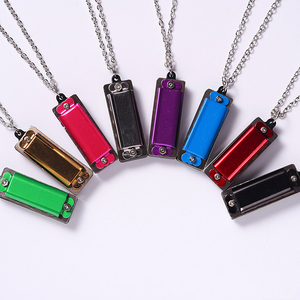 Instrument de musique chinois pas cher <span class=keywords><strong>prix</strong></span> 4 Trous Mini Harmonica jouet collier porte-clés harmonica - Product Image 4