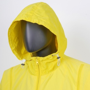 Veste coupe-vent pour homme TOPSHOW avec logo personnalisé, veste à capuche, patchwork, légère, fermeture éclair, coupe-vent pour homme - Product Image 2