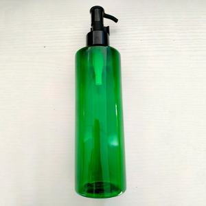 Bouteilles cylindriques en plastique PET sans BPA de 250 ml (8 oz) avec pompe pour huile nettoyante, lotion pour le maquillage - Product Image 5