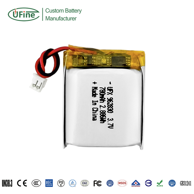 Rechargeable Lithium Battery 962830 3.7V 780mAh for Smart Home with MSDS