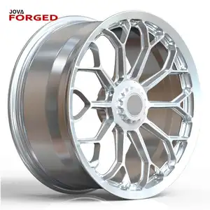 10 spoke alloy wheels car rims 5x108 5x120 18 inch forged wheels for vw golf mk75